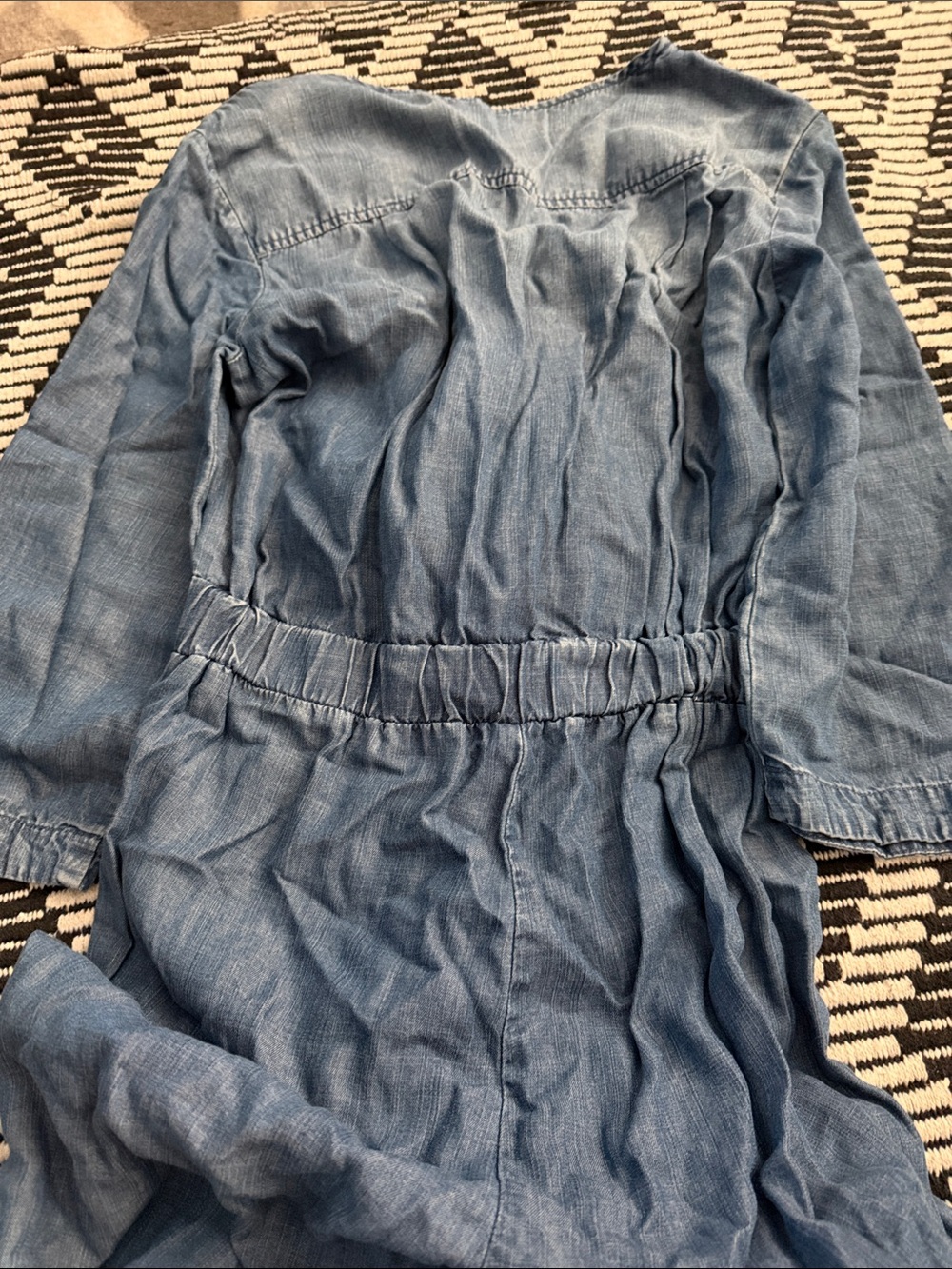 Anthro Cloth & Stone Sz XS Blue Chambray - Picture 4 of 4